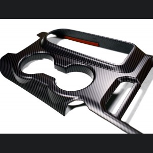 Ford Bronco Center Console Panel Cover - Matte Carbon Fiber Finish - Automatic